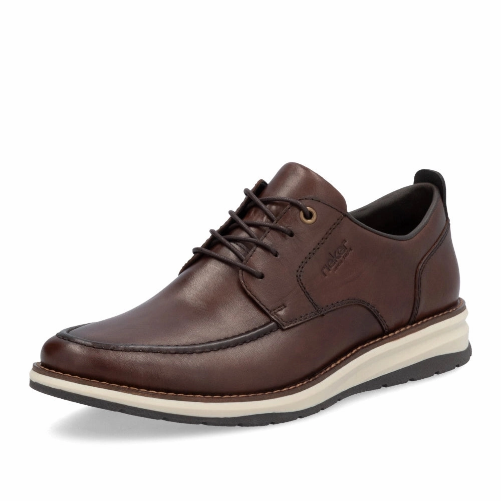 14704-25 Lace Up Dark Brown Field Jog Step Stable