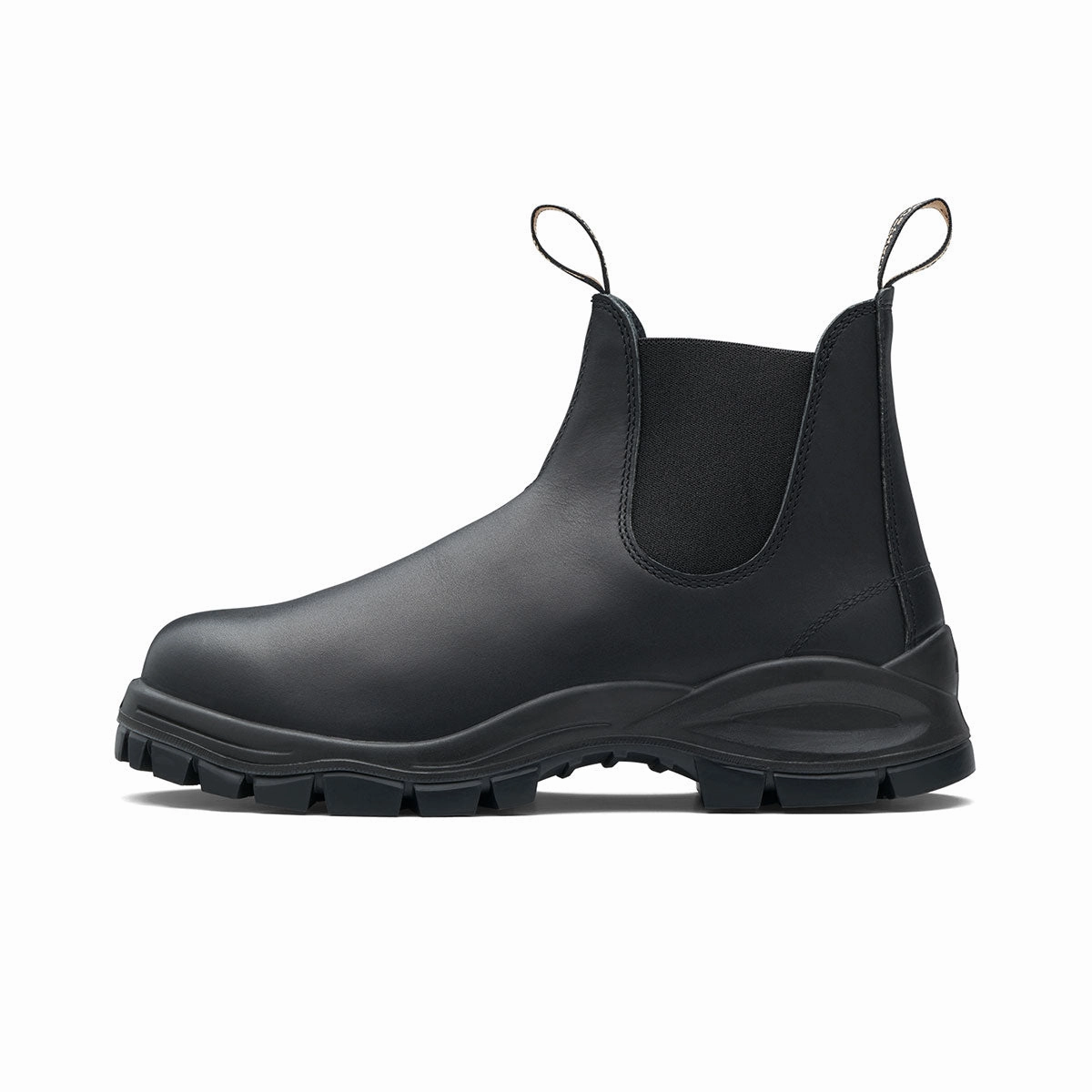 2240 Lug Boot Black Pull On Style EverydayUse