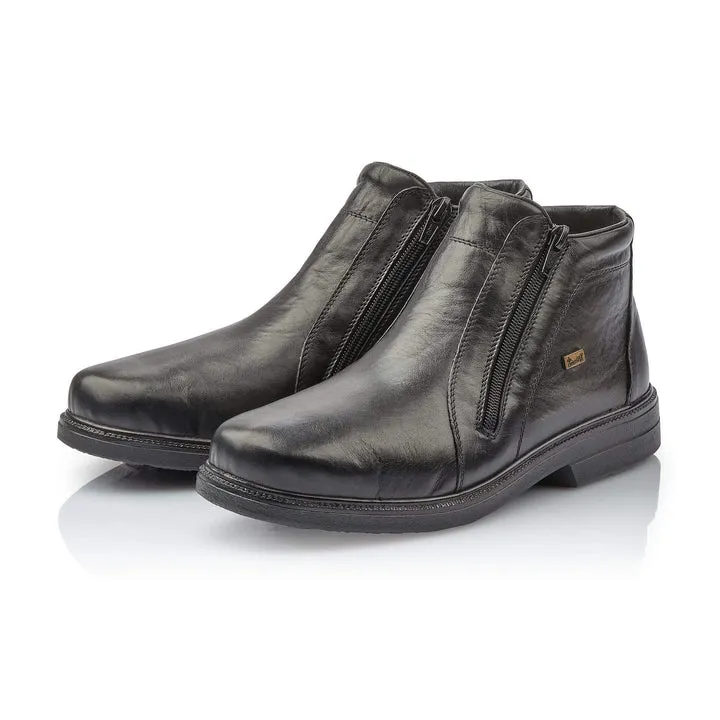Well-fitted High Quality Leather 33160-00 Black Zip Boot