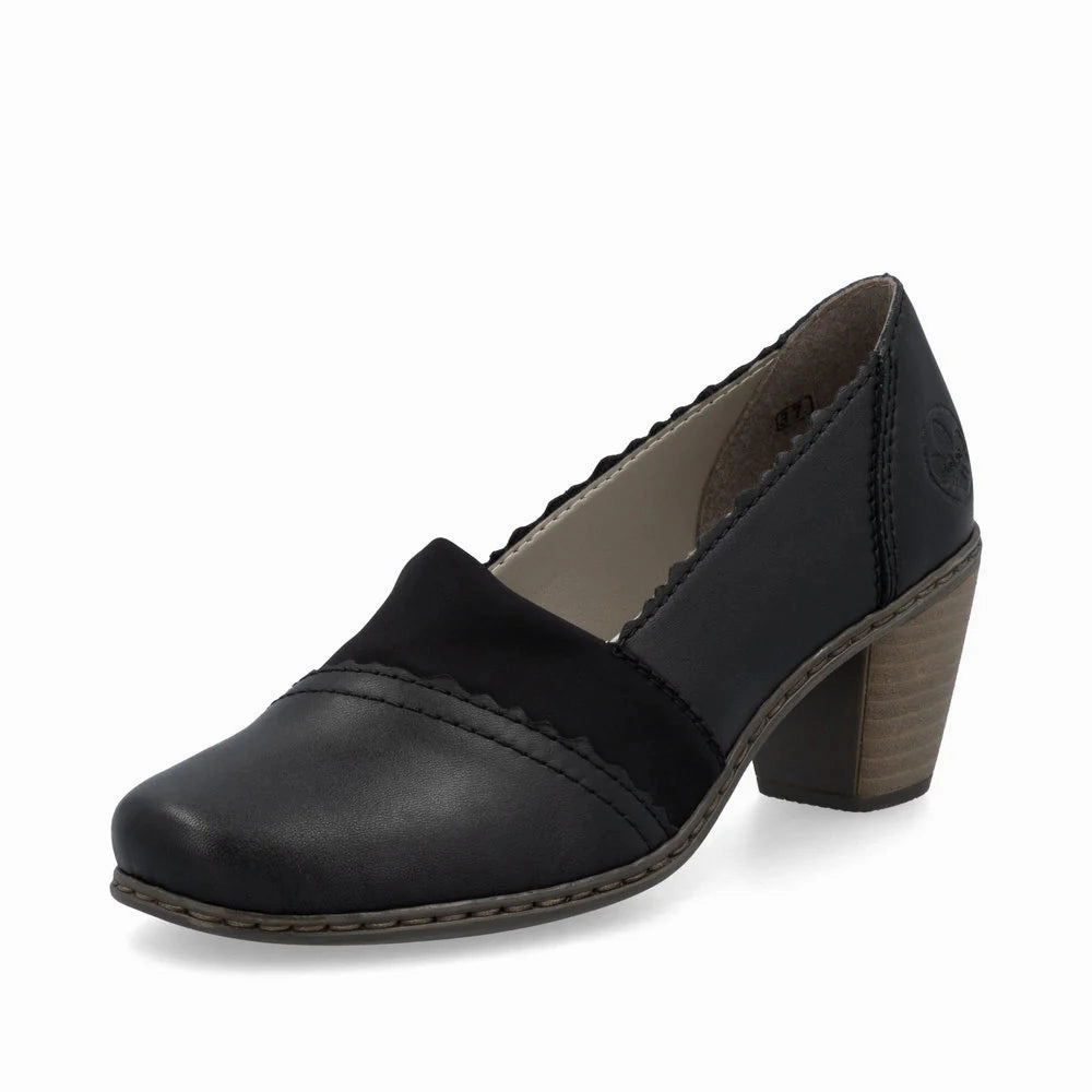 40911-00 Black Slip On Heel travel mode