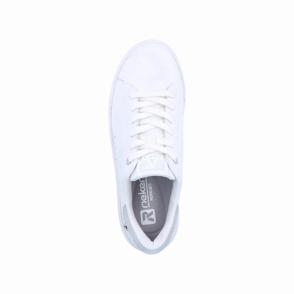 LeatherMaterial Arch support 41902-80 White Sneaker Lace