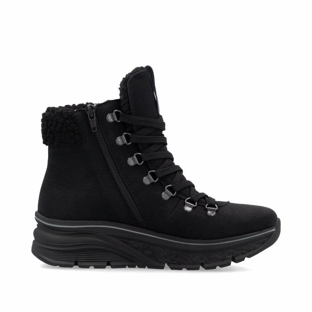 Easy Entry 48034-00 Black Ankle Lace/Zip RTex