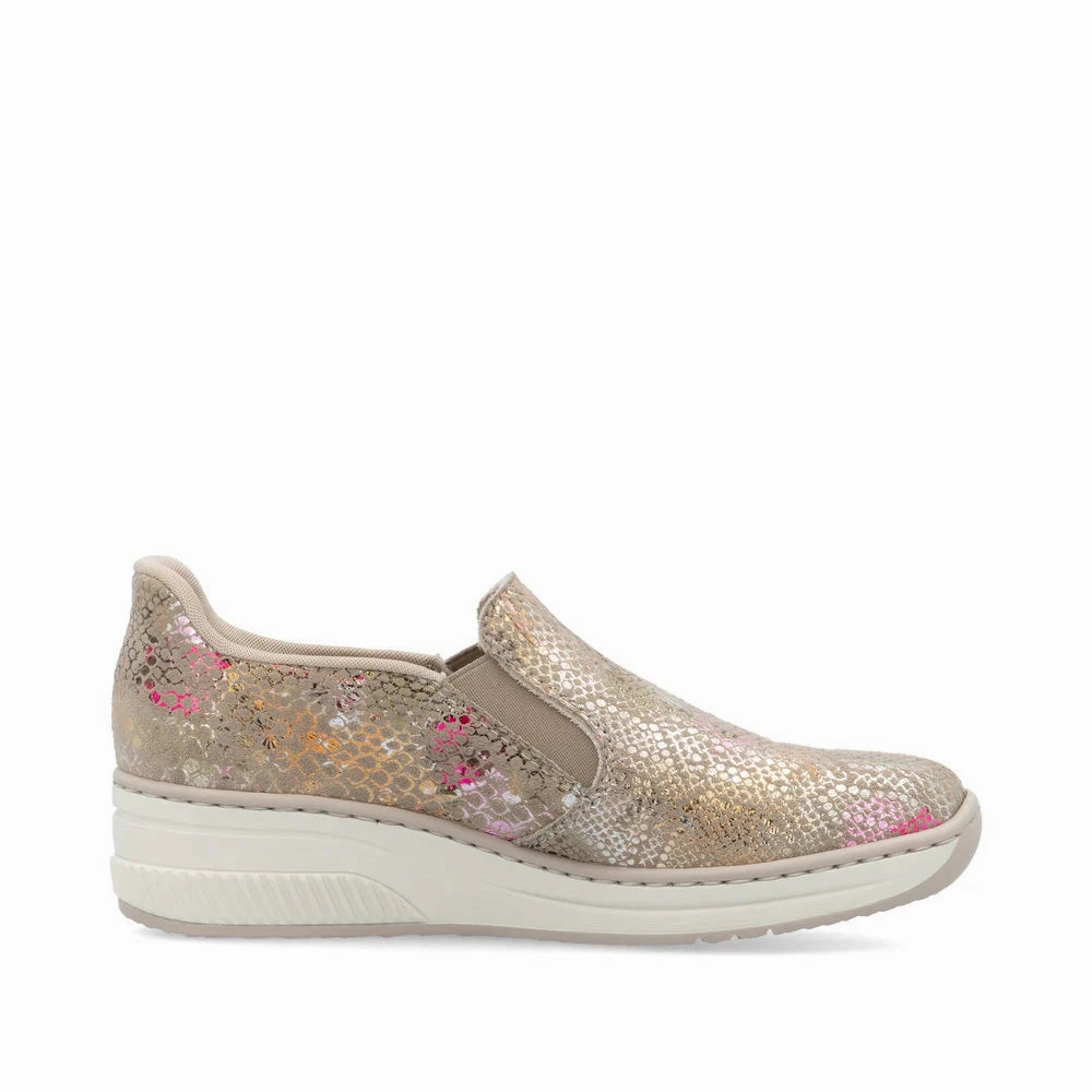 48761-90 Floral Multi Slip On Ready 2 Go Dry Steps