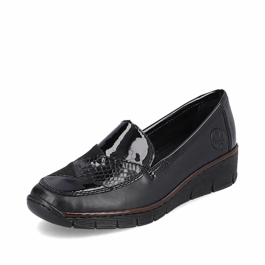 Slip   resistant   sole 53785-00 Patent Black Slip On