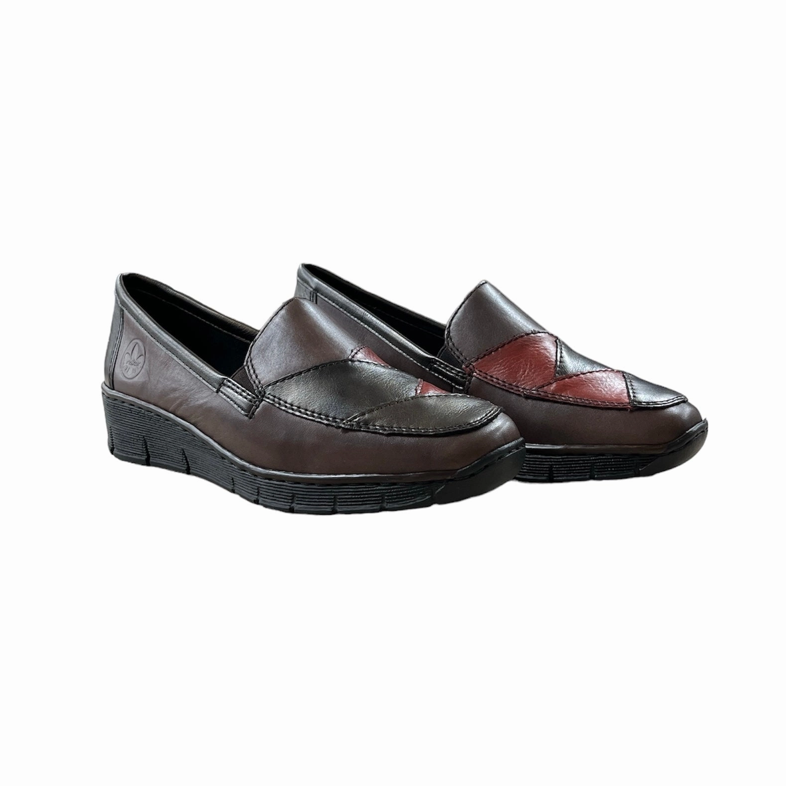 53785-25 Slip On Dark Brown Multi Dusk Step Modern Feel