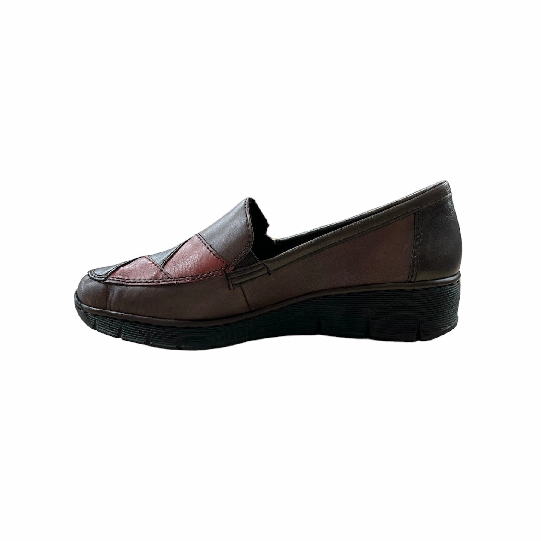 53785-25 Slip On Dark Brown Multi Wood Step