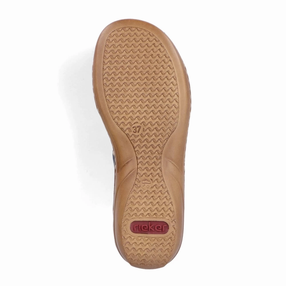 Toe Space 60842-14 Navy Multi Velcro Slide