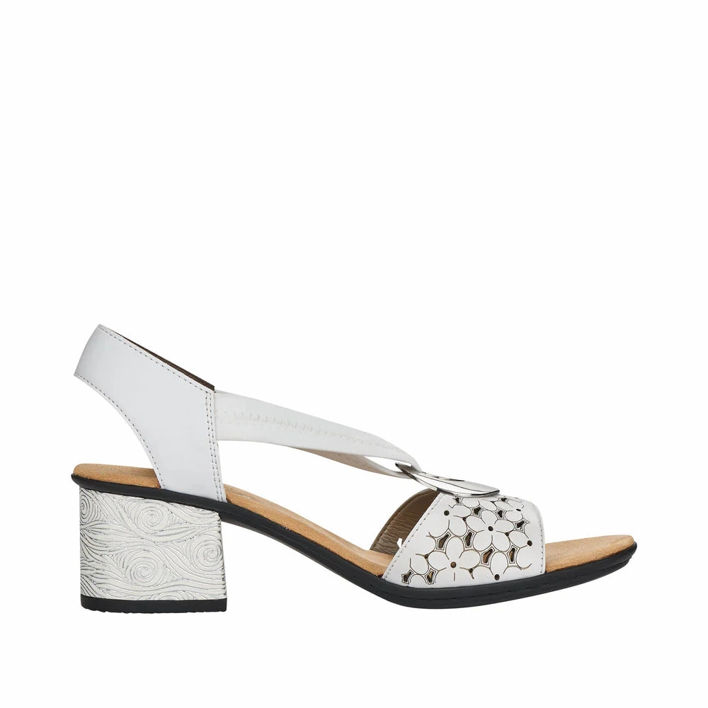 64677-80 Slip On White Multi Urban Chill wedge sandals