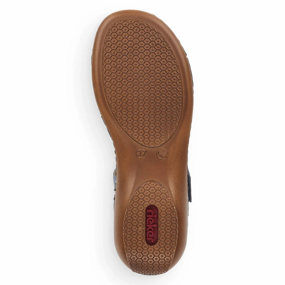 Spring Mood studded 659C7-90 Blue Multi Adj Velcro