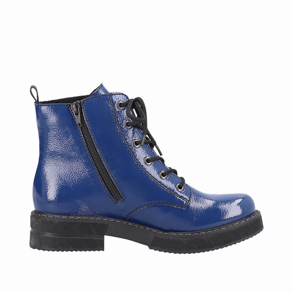 Comfy All 72010-15 Royal Blue Lace Up/Side Zip