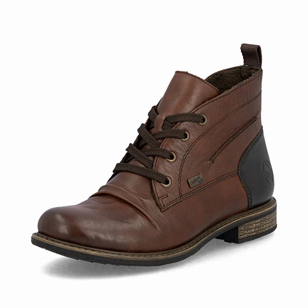 Fashionable Design Farm Life 74804-22 Chestnut Ankle Lace/Zip RTex