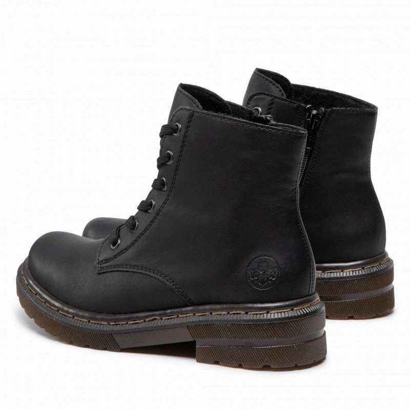 78240-00 Black Lace Fur Line Rain Friendly Lined interior