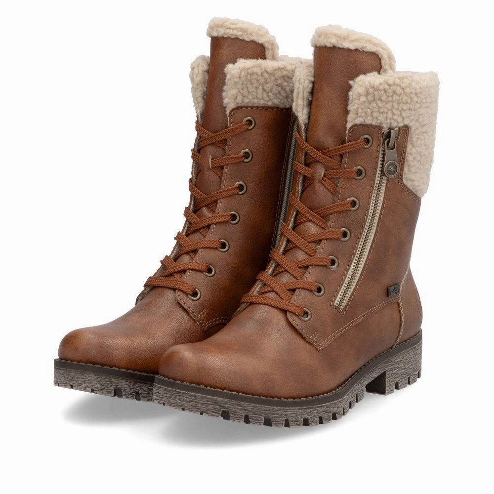 Mountain Side Winter Walk 78522-24 Cinnamon Lace/Zip Lined RTex