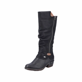 93655-00 Black Tall Boot Lined RTex Surfer