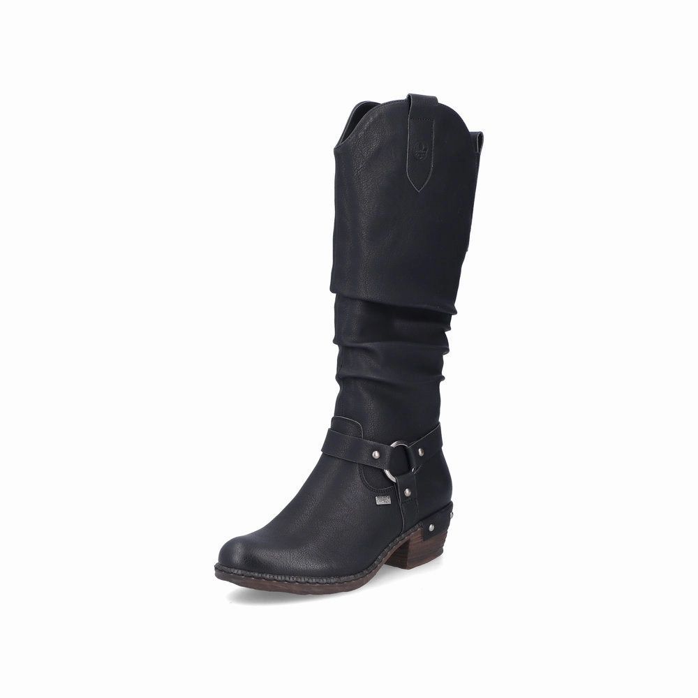 Breathable Sole Windproof Design 93670-00 Black Tall Boot Lined RTex