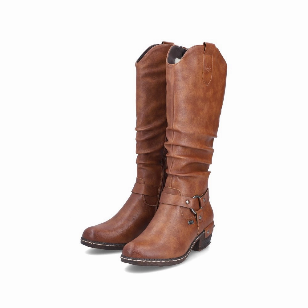 93670-24 Cinnamon Tall Boot Lined RTex Party time Comfortable bend