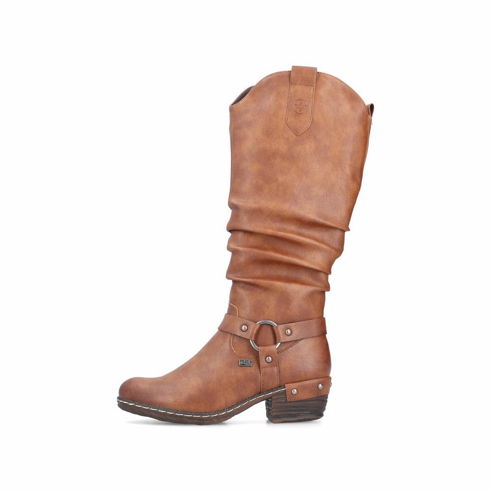 Lace Up Style 93670-24 Cinnamon Tall Boot Lined RTex