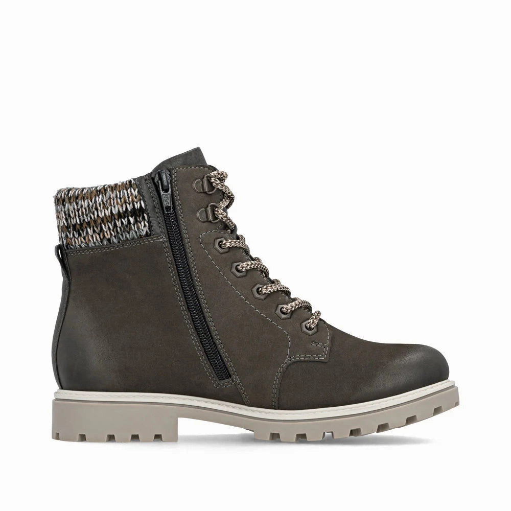 Gold Shine D8487-45 Smoke Knit Cuff Lace/Zip RTex