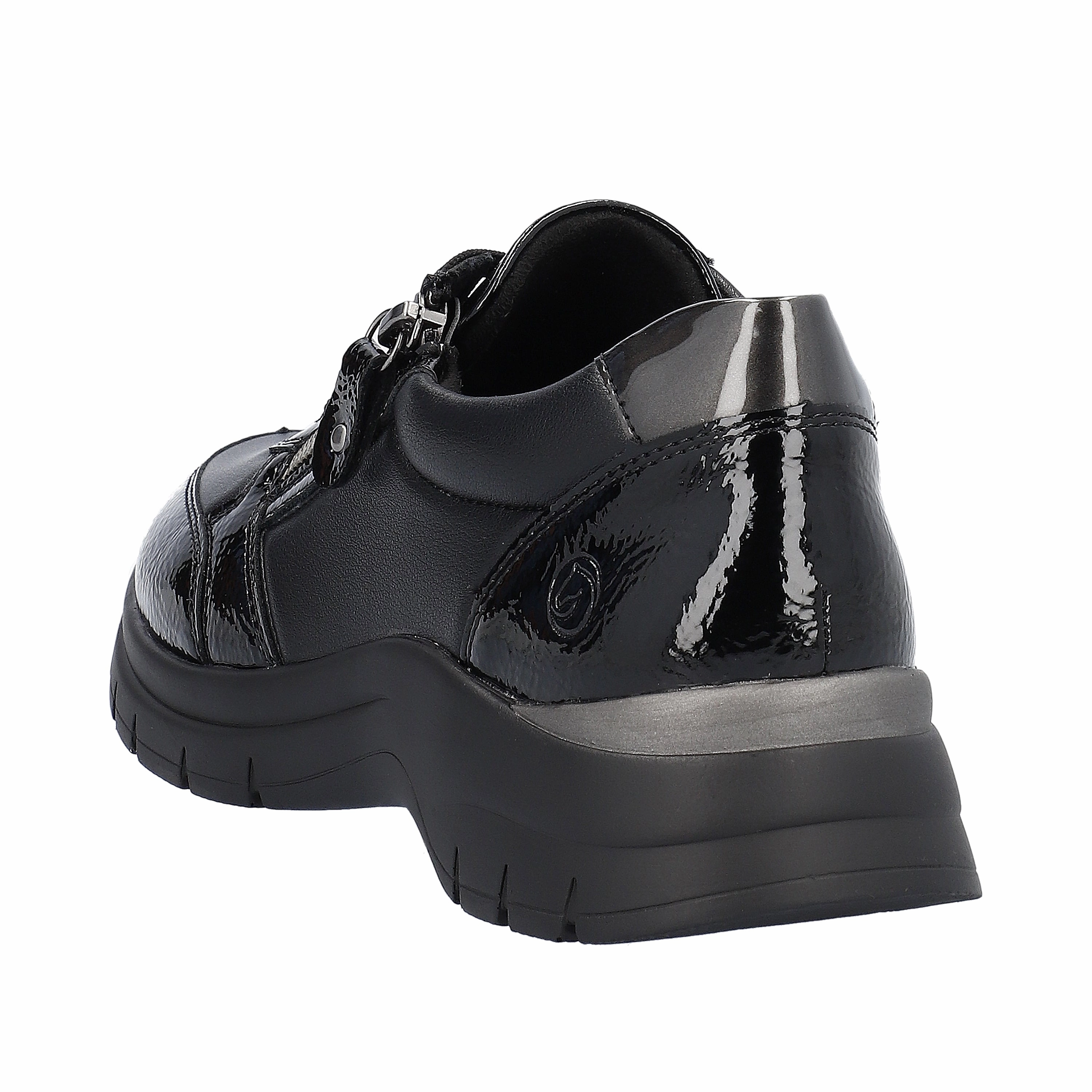 Sleek Vibe D0G09-01 Black Lace Side Zip