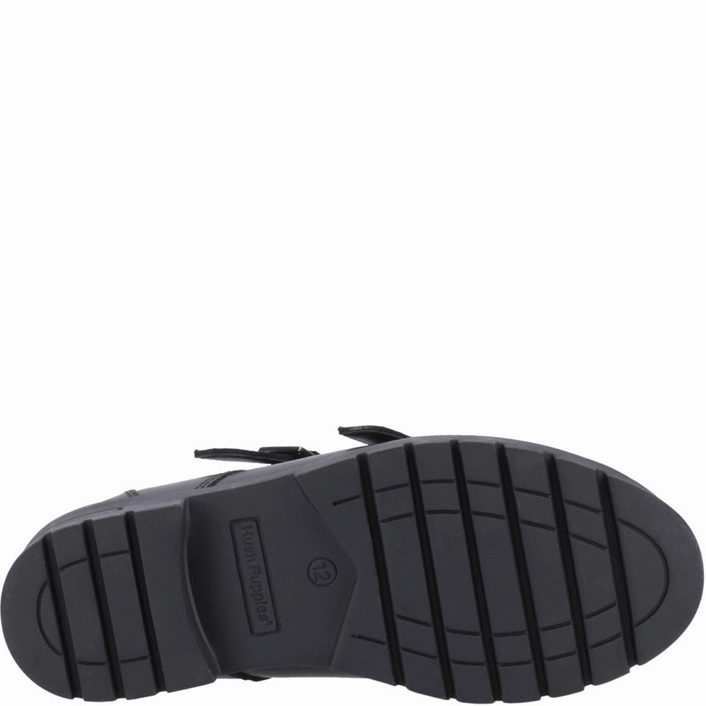 Hush Puppies Ella Junior School Shoes Airport Walk Versatile Design