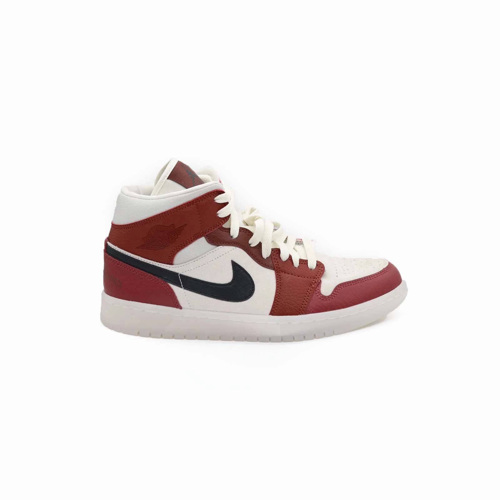 Women's Air Jordan 1 Mid, Anti-Gravity Machines heel - stabilizing shoes fast running shoe performance