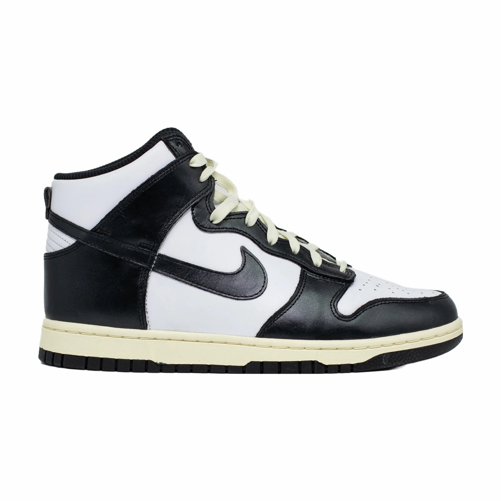 adjustable lacing system Walk More Women's Nike Dunk High, Vintage Black