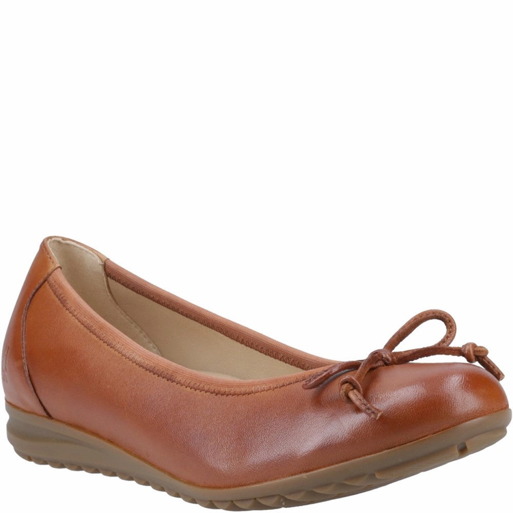 Hush Puppies Lucille Bow Ballerina Reinforced toe