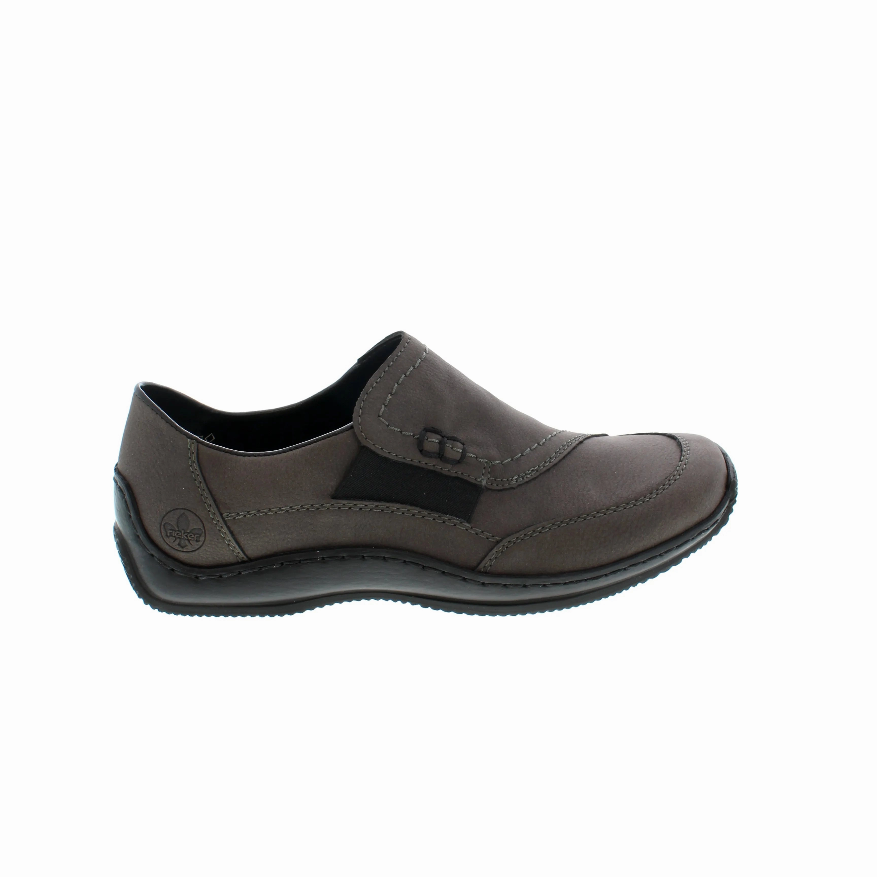 Lined interior L1791-45 Slip On Grey