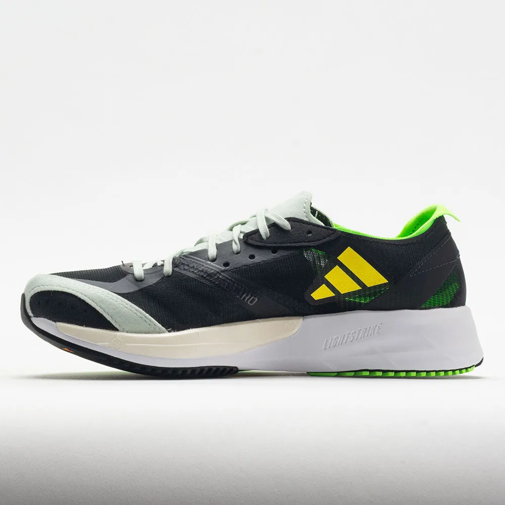 adidas adizero Adios 7 Women's  Core Black/Beam Yellow/Solar Green Modern Edge stability feature