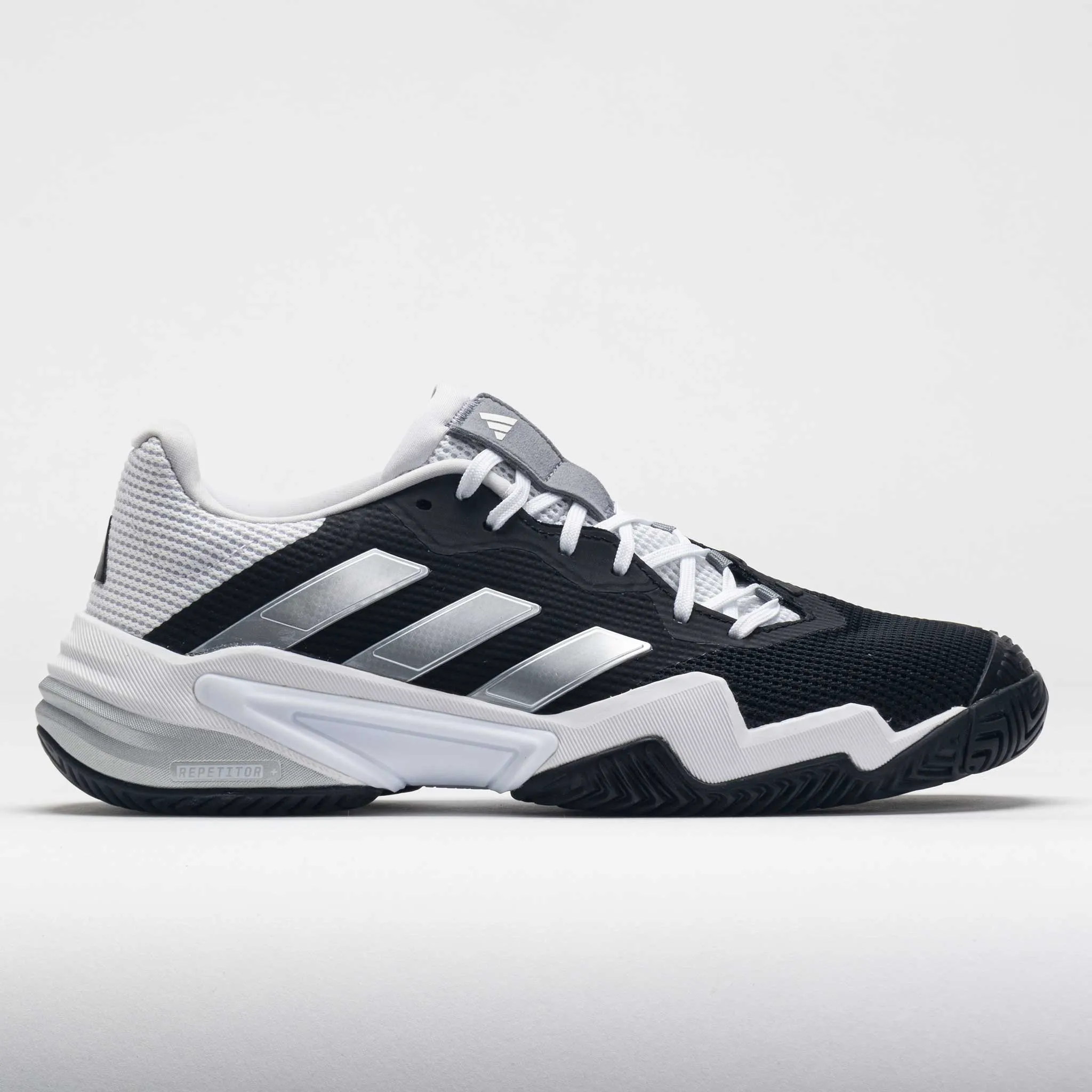 unisex running option AirCirculation adidas Barricade 13 Men's  Core Black/White/Grey Three