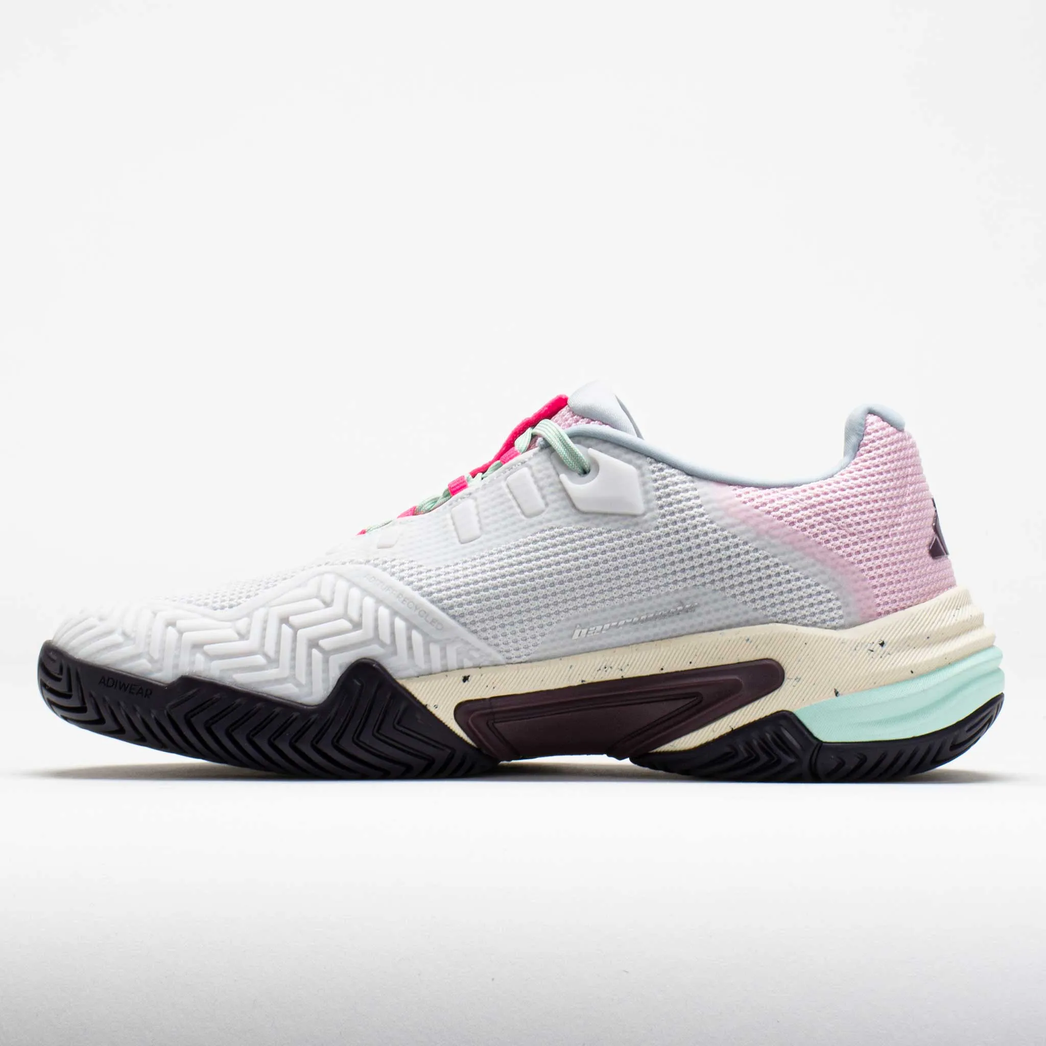 adidas Barricade 13 Men's  Crystal White/Aurora Metallic/Semi-Green hand - washable Fantastic features