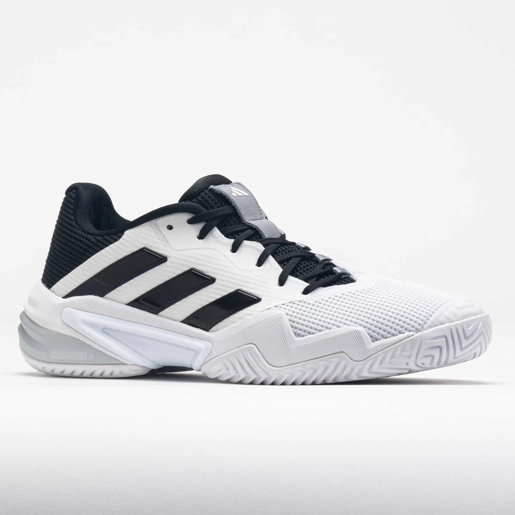 adidas Barricade 13 Men's  White/Core Black/Grey Three high - top shoe type Strappy Design