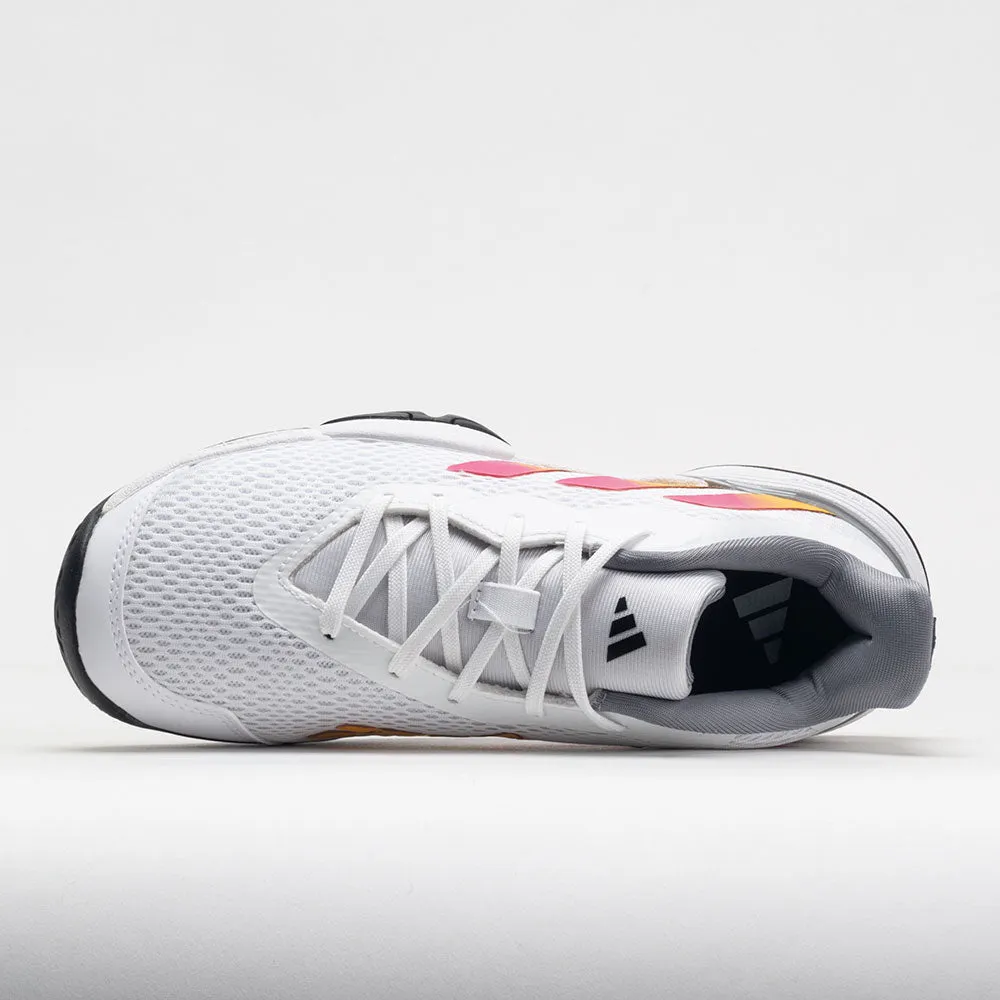 urban running shoes Adult adidas Barricade Junior  White/Solar Gold/Lucid Fuchsia