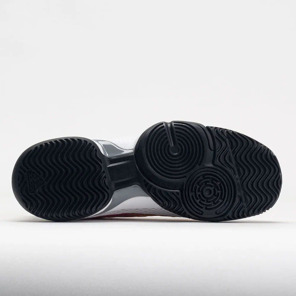 adidas Barricade Junior  White/Solar Gold/Lucid Fuchsia foot - friendly - feature shoes