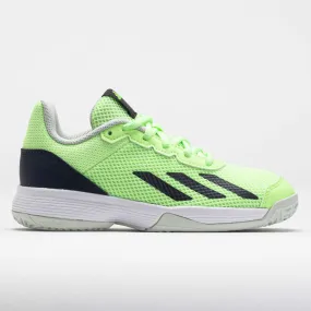 adidas Courtflash Junior  Green Spark/Aurora Black/Lucid Lemon zippered running wear