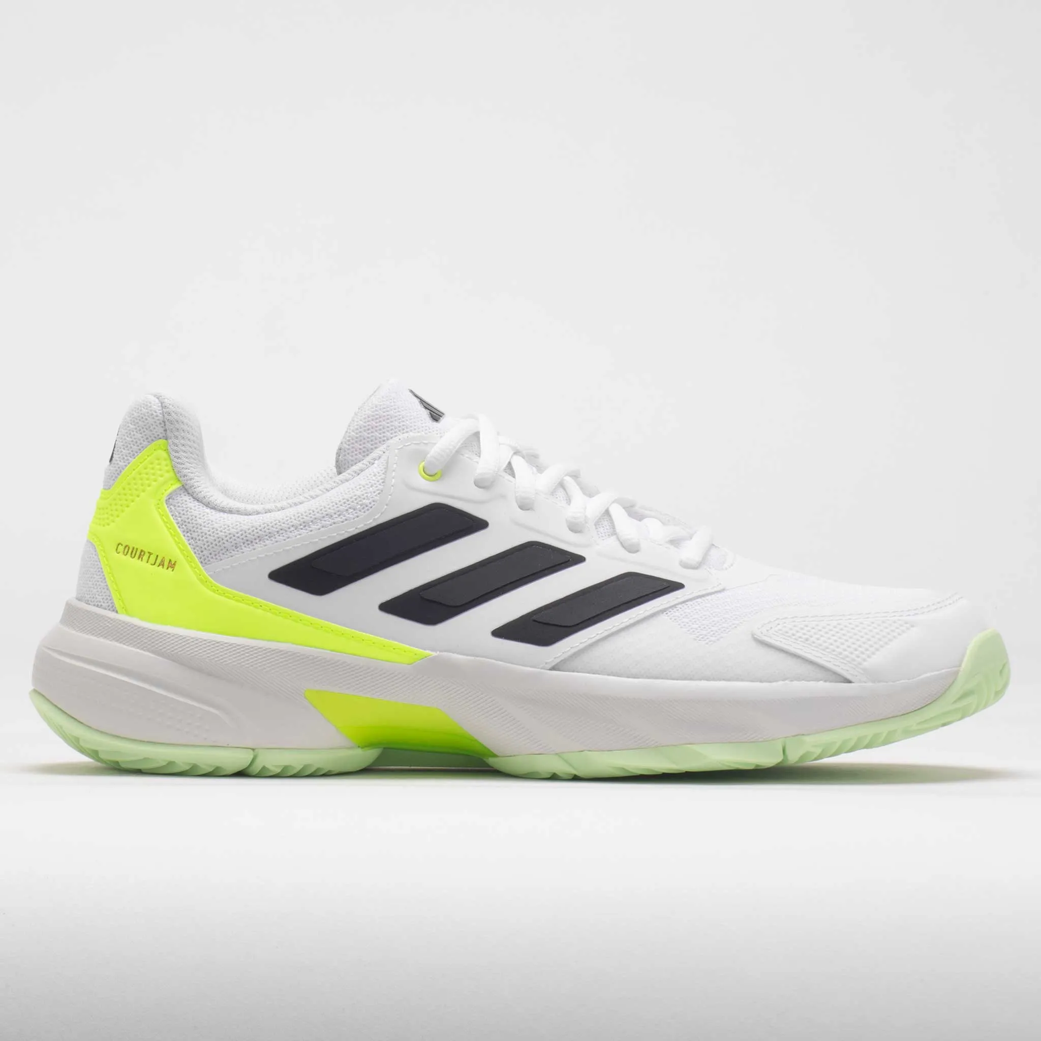 running rituals Professional Design adidas CourtJam Control 3 Men's  White/Core Black/Lucid Lemon