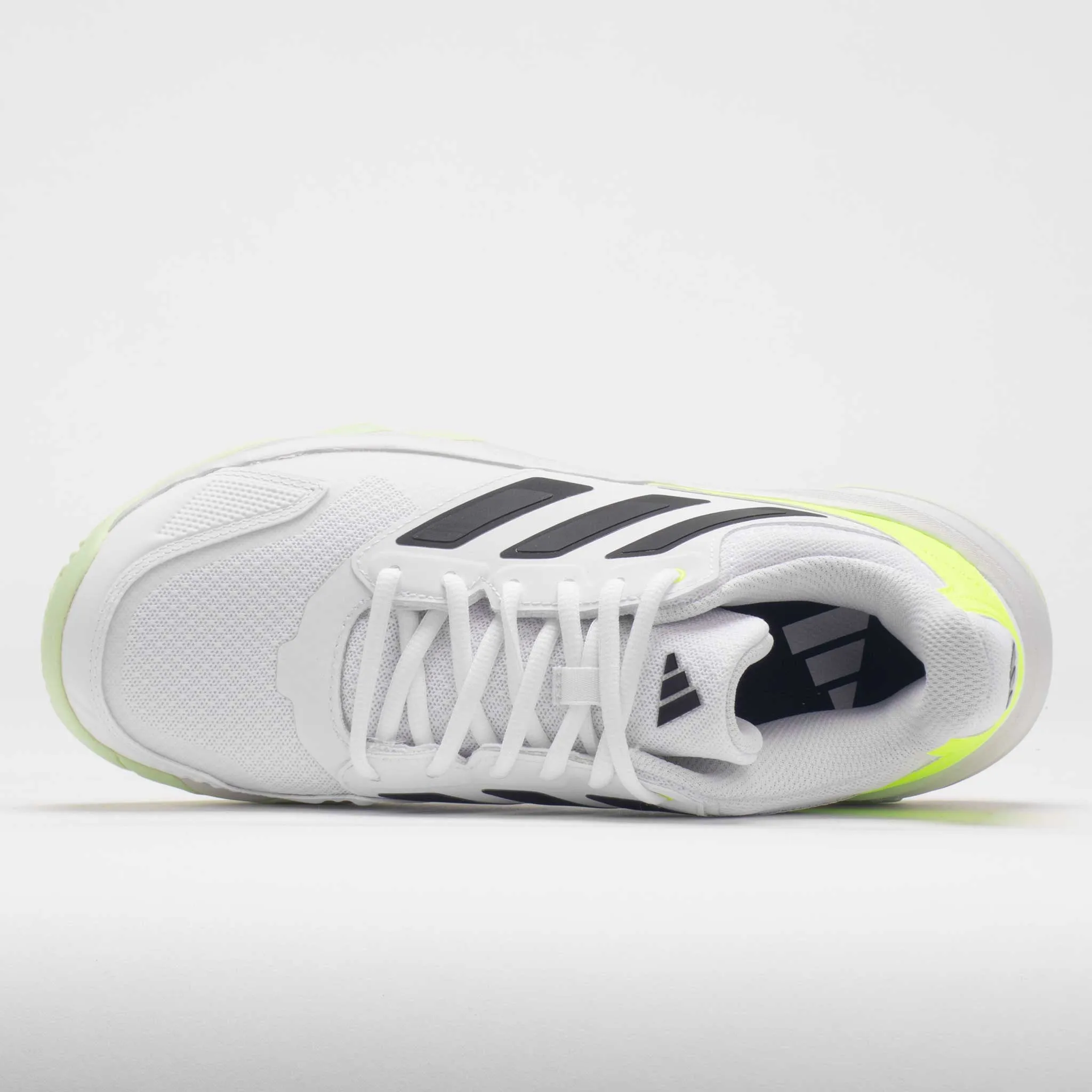 adidas CourtJam Control 3 Men's  White/Core Black/Lucid Lemon athletes' choice Bright Colors