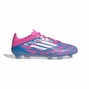 adidas F50 Elite FG Firm Ground - Solar Blue/ FTWhite/ Solar Pink Game Ready Gear Touch Focus