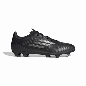 adidas F50 League FG/MG Firm Ground- Black/ Iron/ Gold frequent - use reduce fatigue