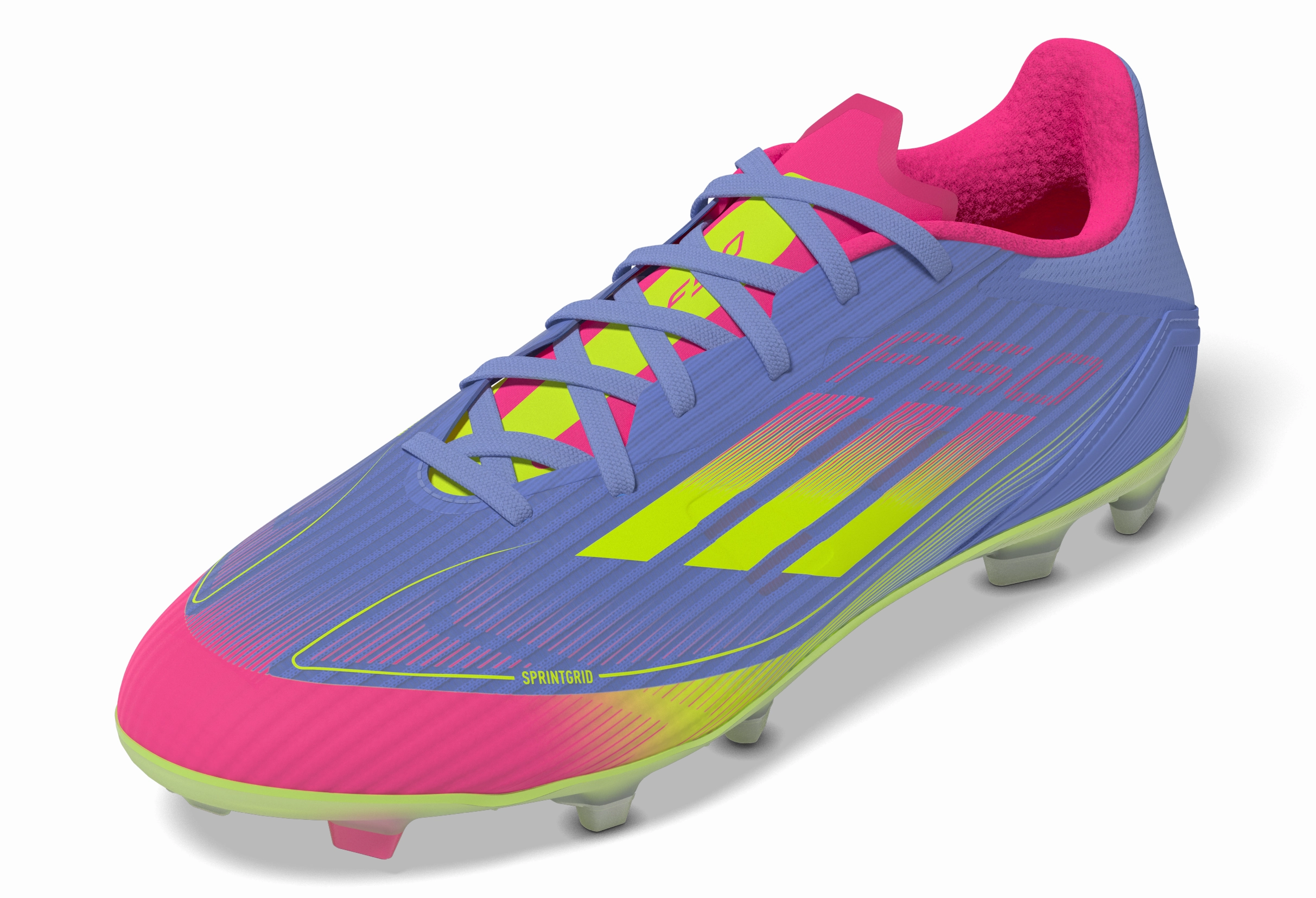 Zero Slip Turf Speed adidas F50 League FG/MG Firm Ground- Blufus/Luclem/LucPink