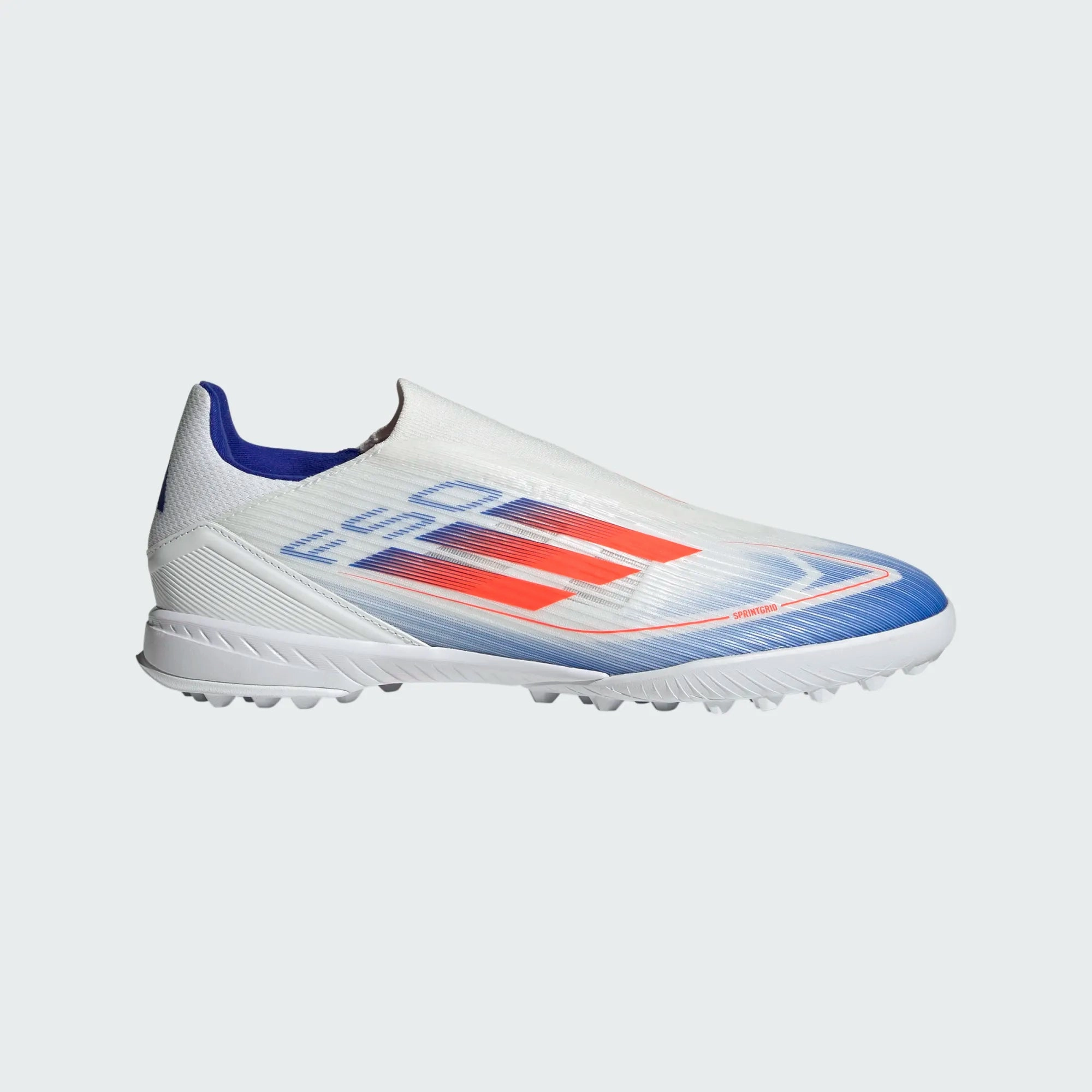 adidas F50 League LL TF  Turf Shoes - FTWWHT/SOLRED/LUCBLU Step Control