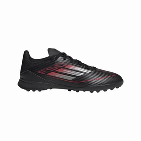 Game Focus adidas F50 League TF Turf Junior - core black/iron met./lucid red