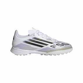 Soft Insole Game Time adidas F50 League TF Turf Junior - Ftwr White/Core Black/Gold Met
