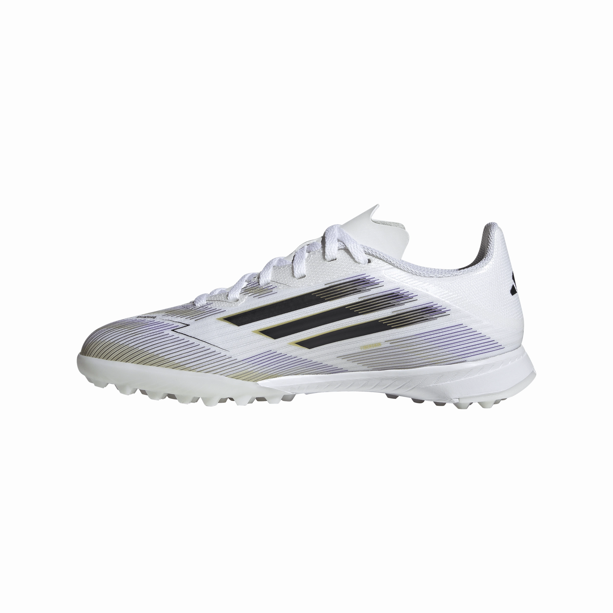 adidas F50 League TF Turf Junior - Ftwr White/Core Black/Gold Met Youth Game