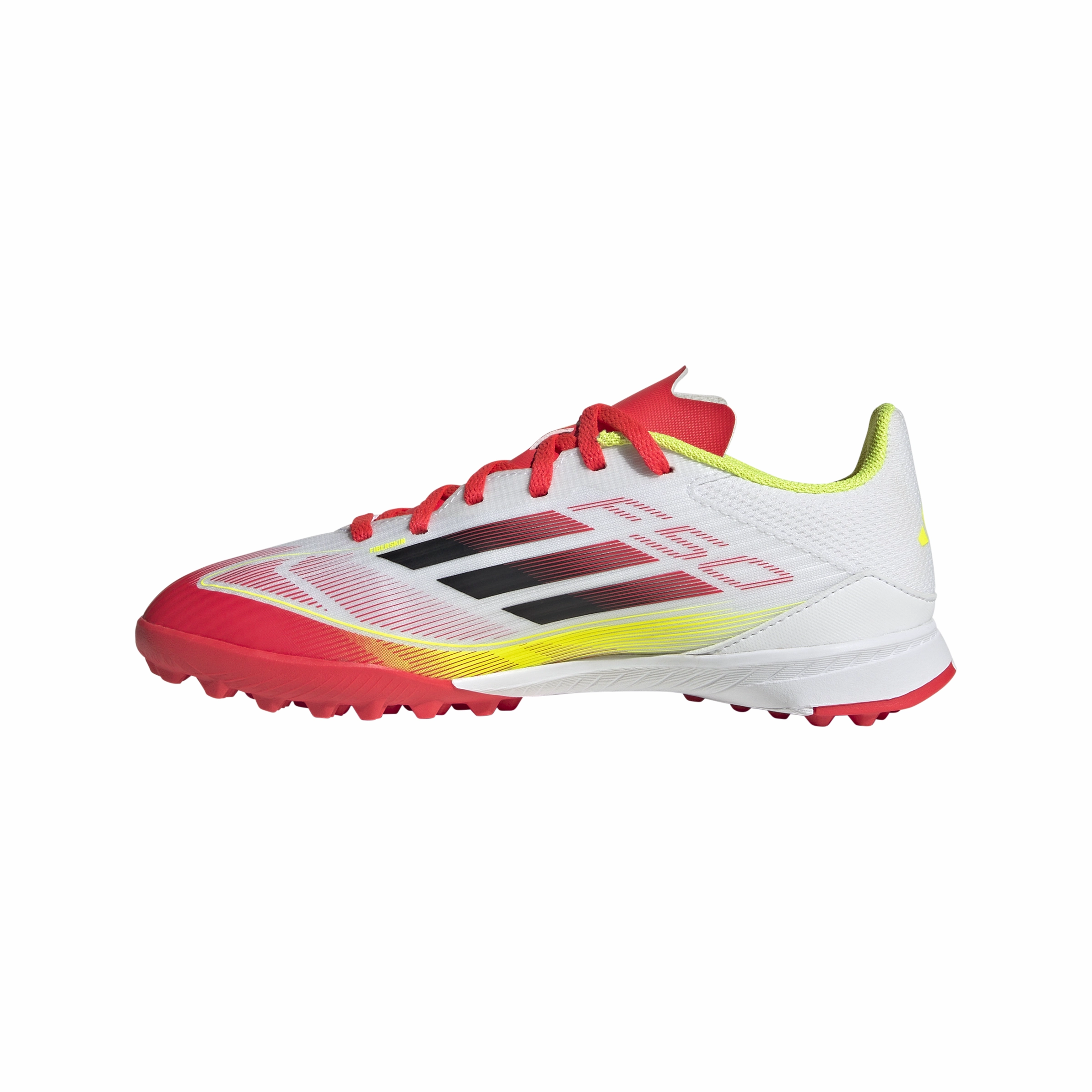 adidas F50 League TF Turf Junior - ftwr white/core black/solar yellow Pivot Zone