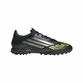 adidas F50 League TF Turf Shoes - Core Black/Carbon/Lucid Lemon Game Venue