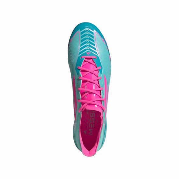 Running Boost adidas F50 Messi Elite FG Firm Ground - flash aqua/lucid pink/lucid cyan