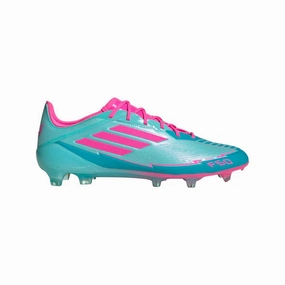 adidas F50 Messi Elite FG Firm Ground - flash aqua/lucid pink/lucid cyan Defender Role
