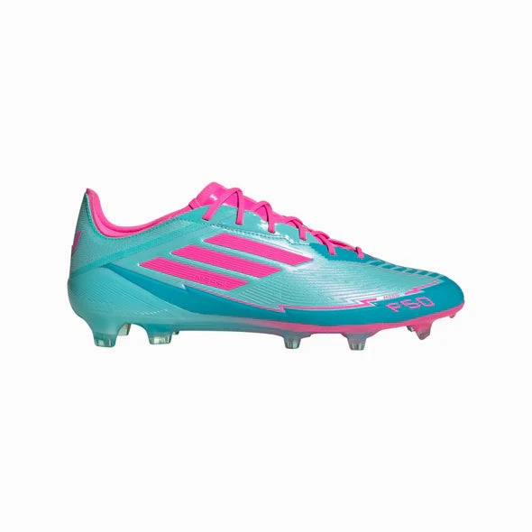 adidas F50 Messi Elite FG Firm Ground - flash aqua/lucid pink/lucid cyan Defender Role