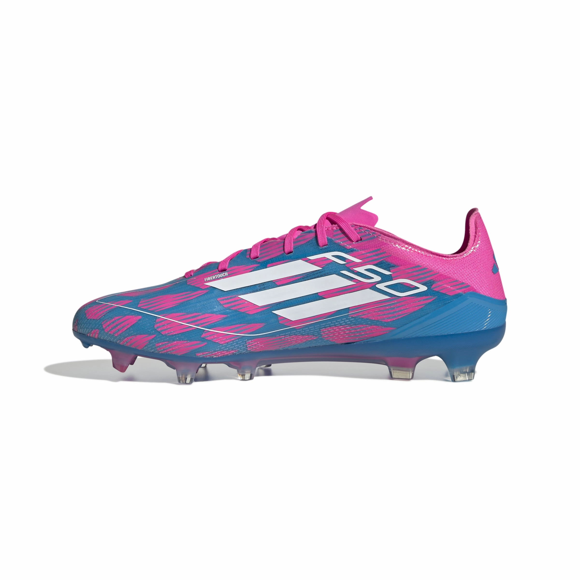 Training Focus adidas F50 Pro FG Firm Ground - Solar Blue/ FTWhite/ Solar Pink